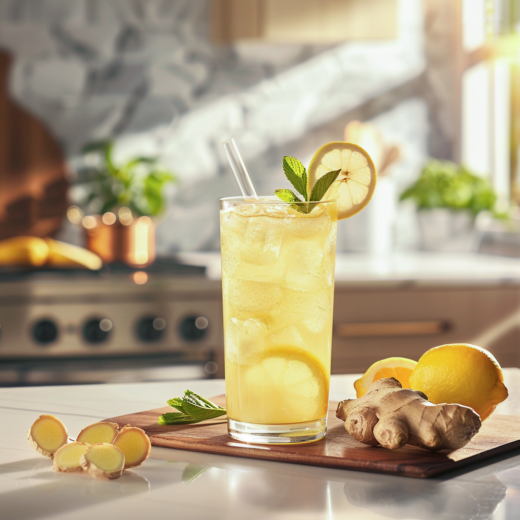 Scharfer Erfrischungskick: Ingwer Limonade Scharfer Erfrischungskick: Ingwer Limonade
