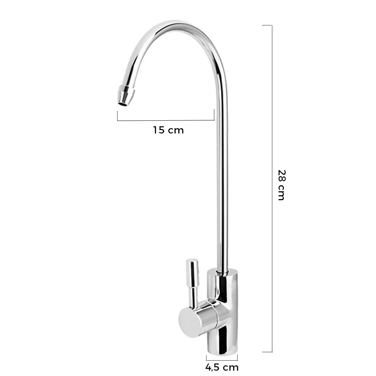 Maße Premium Osmosehahn