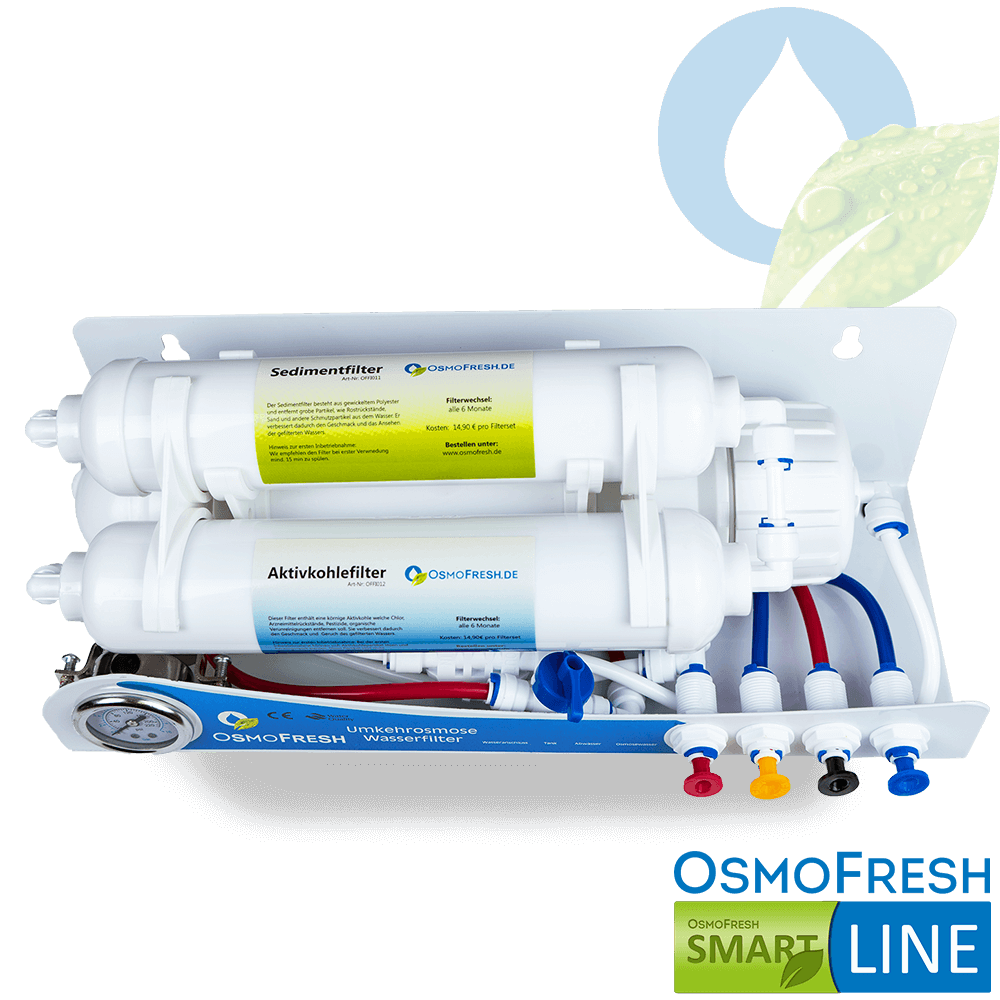 Smartline-Gold_Produktfoto_obenzu_OHNE Smartline Gold Osmoseanlage - oben zu