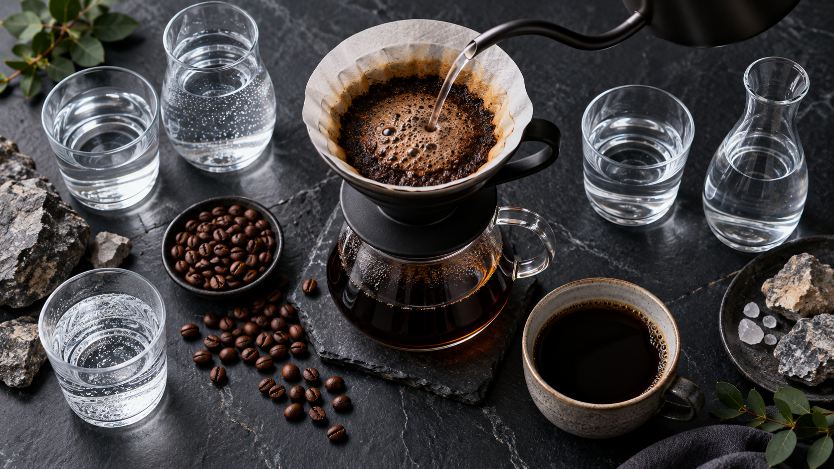 Filterkaffee mit Osmosewasser: So beeinflusst Wasser die Extraktion