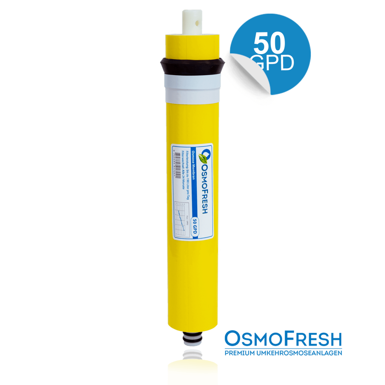 Water2Buy EASY Membrane 50 GPD Für Reverse Osmoseanlage Und Wasserfilter